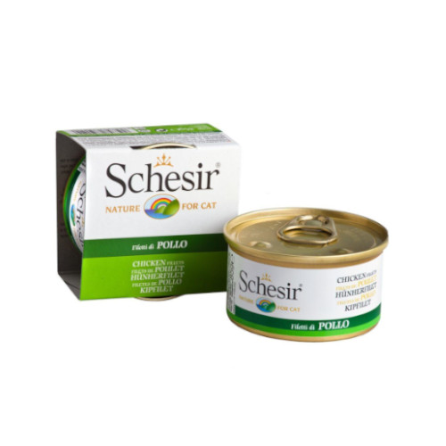 Schesir Chicken Fillet in Jelly Canned Cat Food (85G)