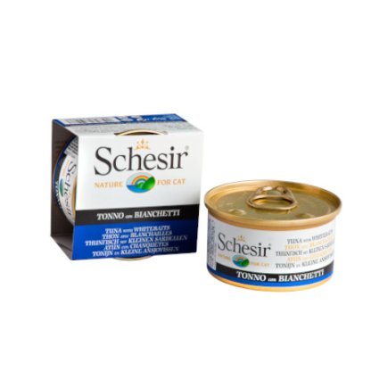 Schesir Tuna with Whitebait in Jelly Canned Cat Food (85G)