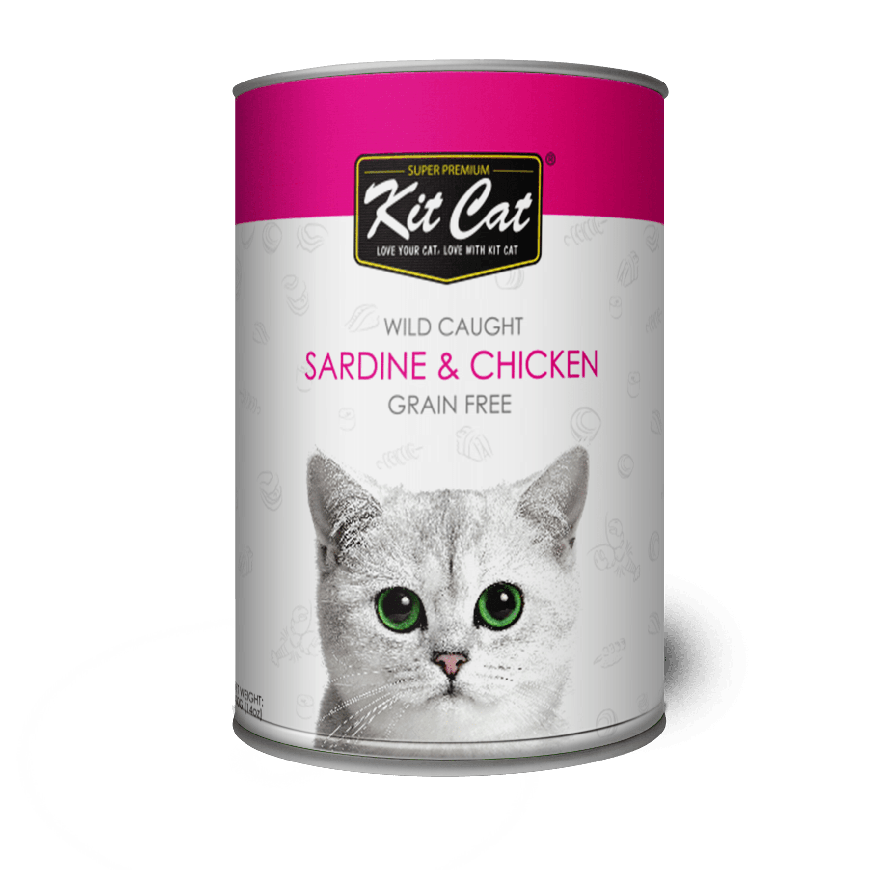Kit Cat Wild Pacific Sardine With Tender Chicken Canned Cat Food