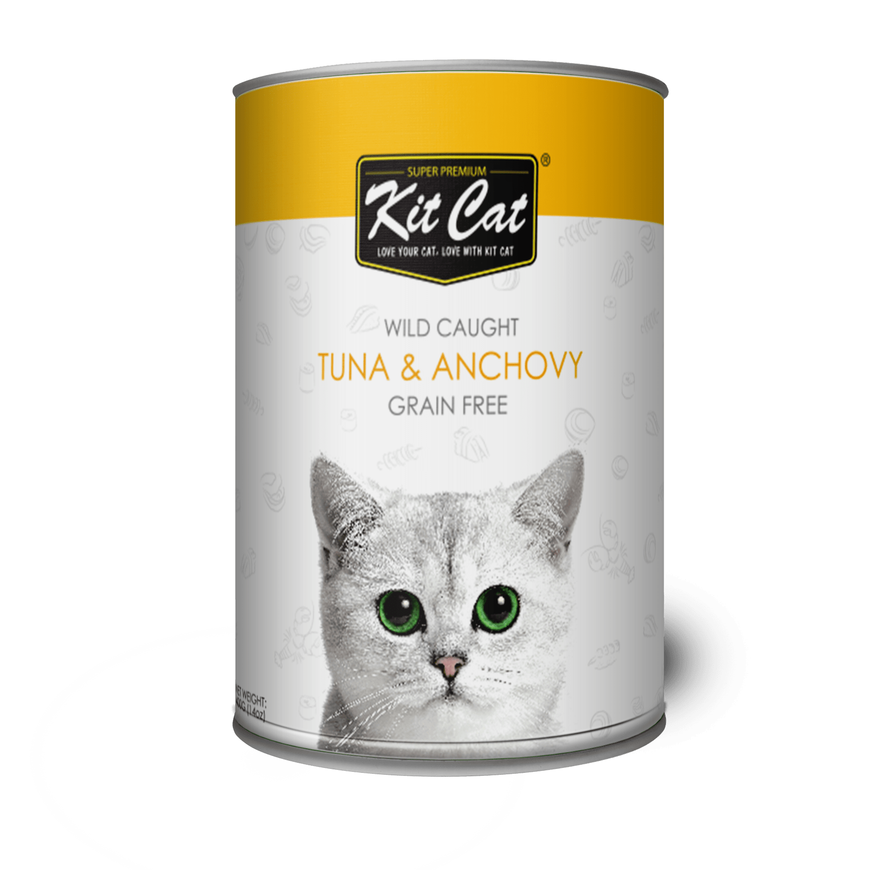 Kit Cat Atlantic Tuna With Whole Anchovy Canned Cat Food