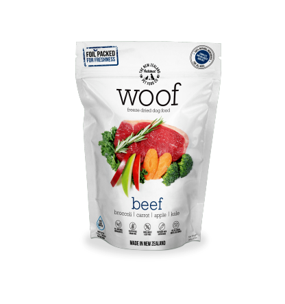 Woof Freeze Dried Dog Food - Beef