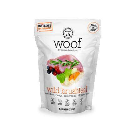 Woof Freeze Dried Dog Treats - Brushtail