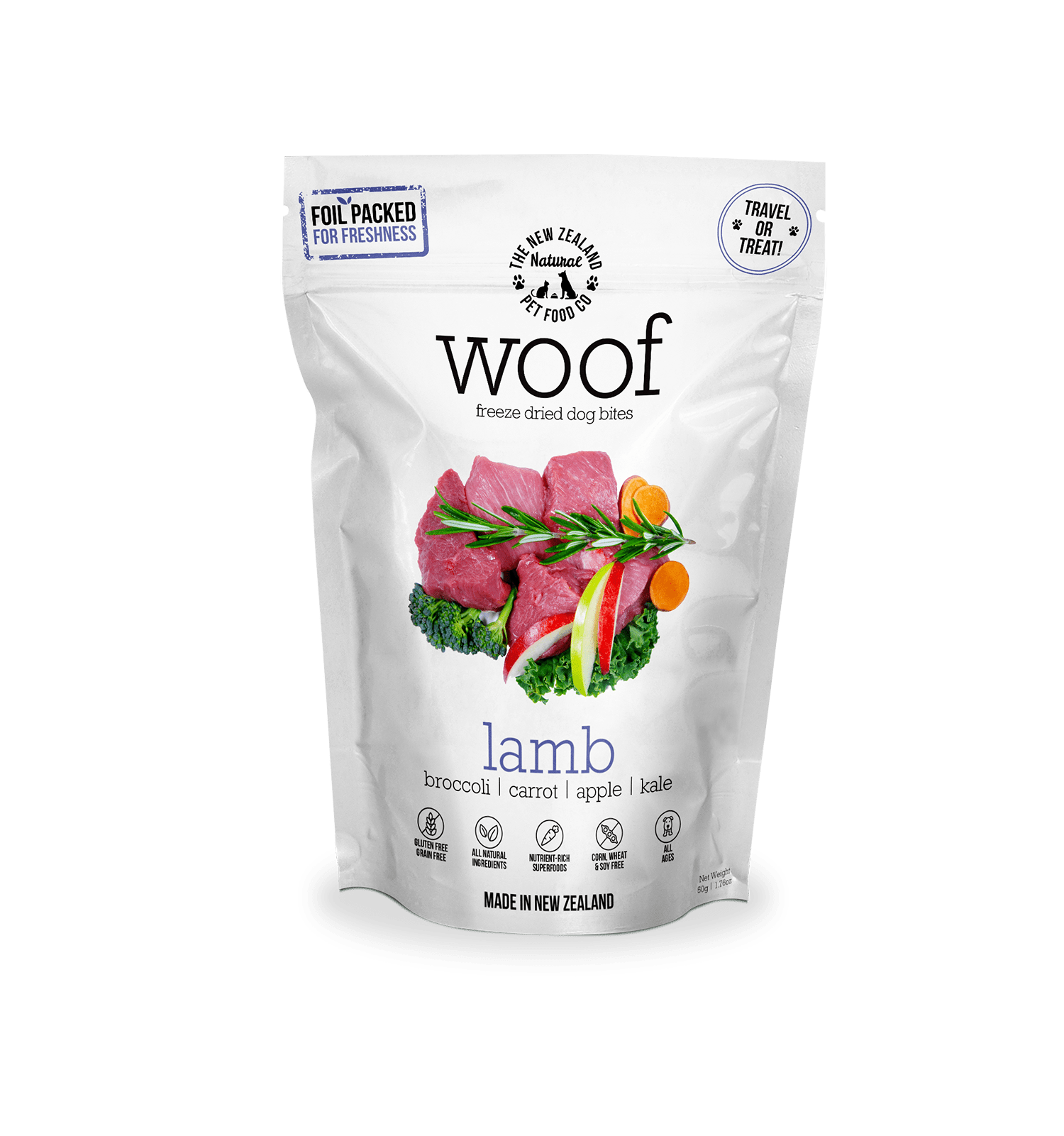 Woof Freeze Dried Dog Treats - Lamb