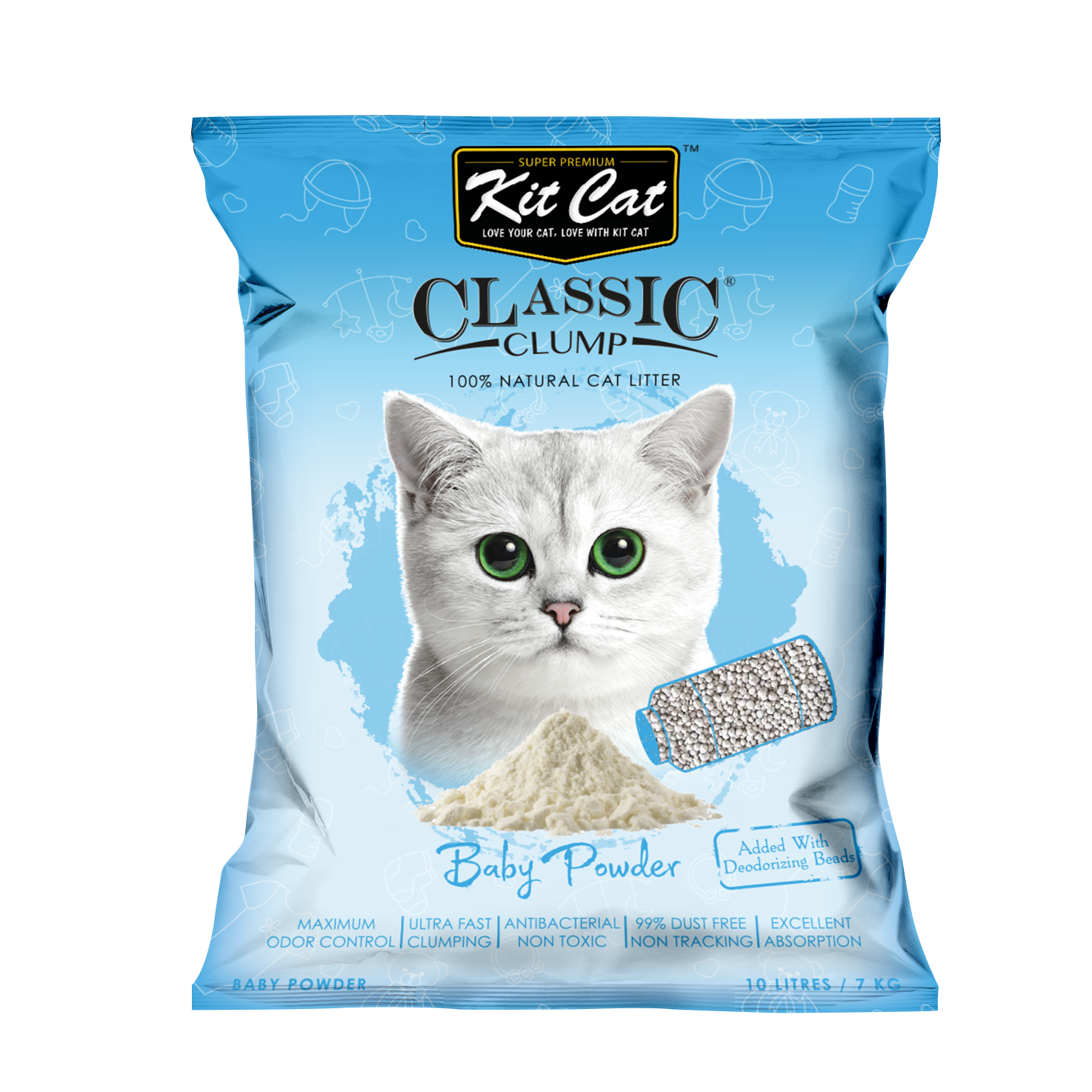 [MIX N MATCH] Kit Cat Classic Clump Cat Litter 10L x 10 - Image 9