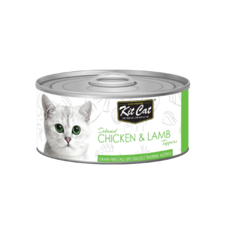 Kit Cat Canned Cat Food - Deboned Chicken & Lamb Toppers