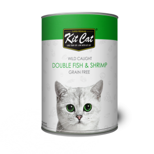Kit Cat Wild Double Fish With Shrimp Canned Cat Food