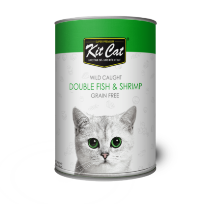 Kit Cat Wild Double Fish With Shrimp Canned Cat Food
