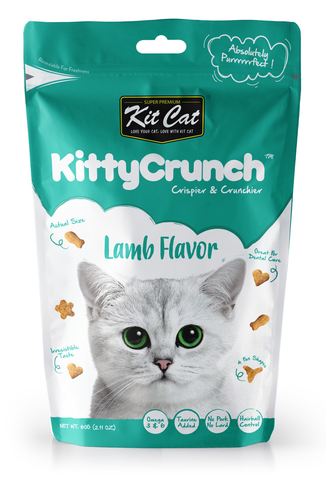 Kit Cat Kitty Crunch Cat Treat - Lamb Flavour