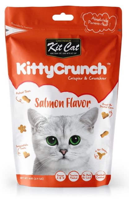 Kit Cat Kitty Crunch Cat Treat - Salmon Flavour