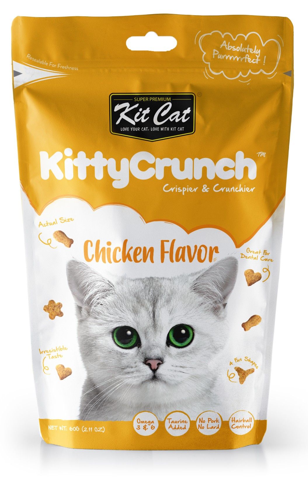 Kit Cat Kitty Crunch Cat Treat - Chicken Flavour