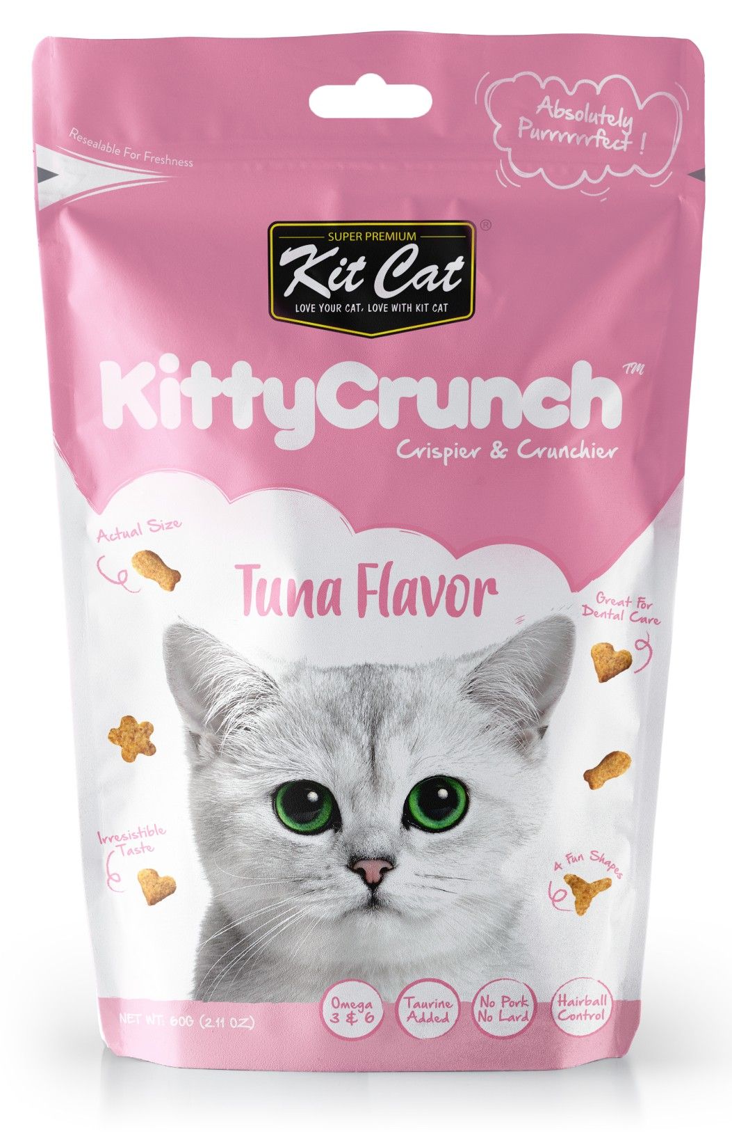 Kit Cat Kitty Crunch Cat Treat - Tuna Flavour