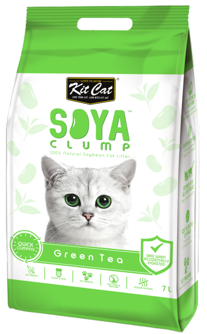 Kit Cat Soy Clump Cat Litter 7L - Green Tea