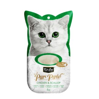 Kit Cat Purr Puree Cat Treat - Chicken and Scallop