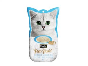 Kit Cat Purr Puree Cat Treat – Chicken and Smoked Fish