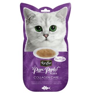 Kit Cat Purr Puree Plus  Cat Treat - Collagen Care (Tuna & Collagen)
