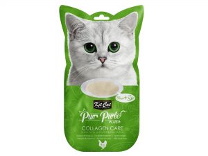 Kit Cat Purr Puree Plus  Cat Treat – Collagen Care (Chicken & Collagen)