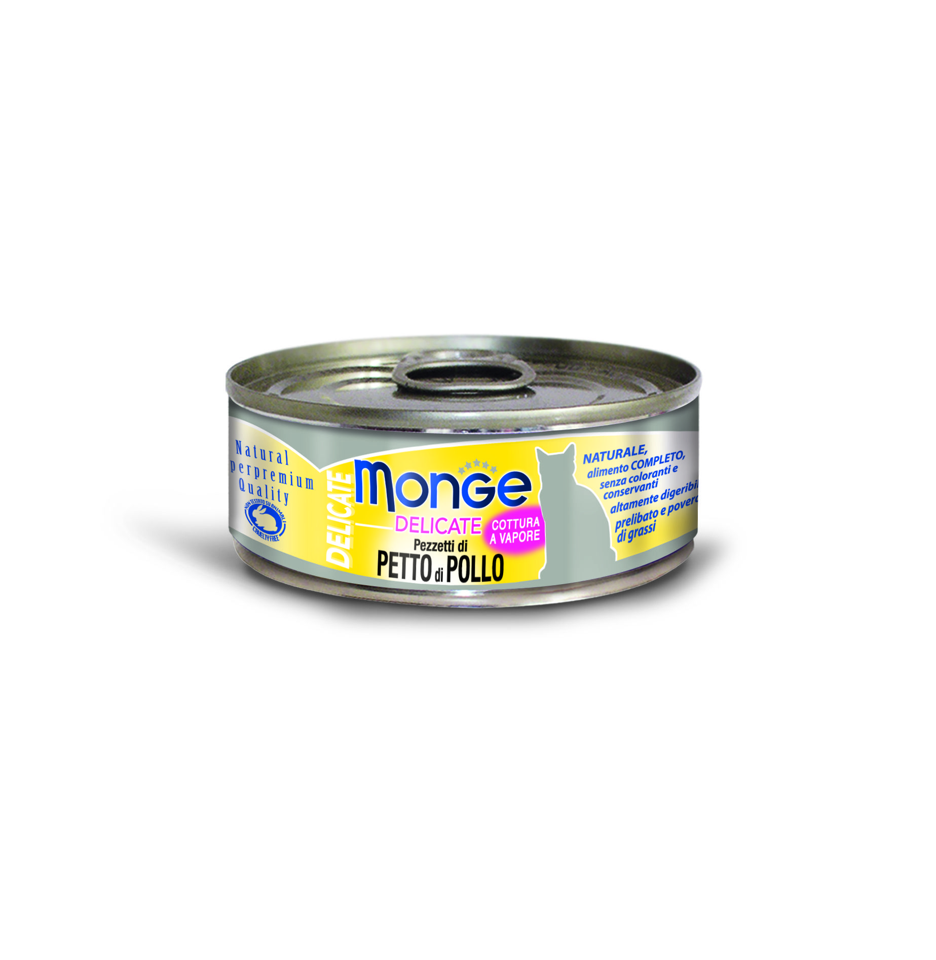 Monge Delicate Cat Wet Food - Chicken 80g x 24cans
