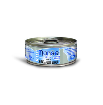 Monge Jelly Cat Wet Food - Yellowfin Tuna with Sea Bream 80g x24 cans