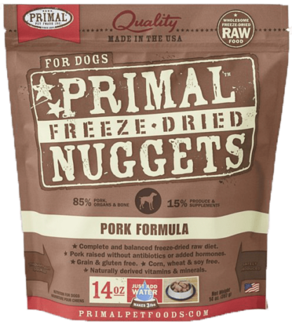 Primal Freeze-Dried Nuggets for Dogs - Pork Formula