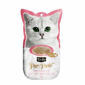 Kit Cat Purr Puree Cat Treat - Tuna & Salmon