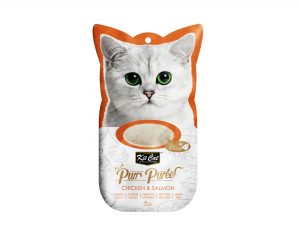 Kit Cat Purr Puree Cat Treat – Chicken & Salmon
