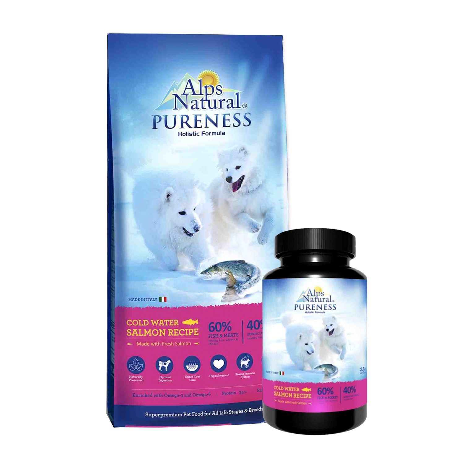 Alps Natural Pureness Dry Dog Food - Cold Water Salmon Recipe