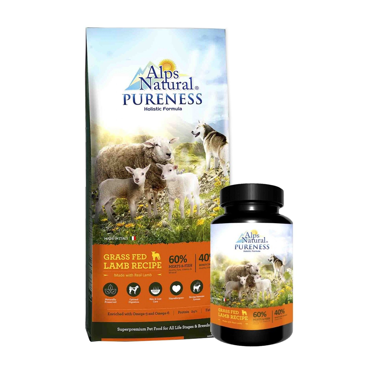 Alps Natural Pureness Dry Dog Food - Grass Fed Lamb Recipe