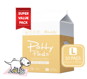 Altimate Pet Potty Dog Pads Antibacterial Odour Control 50 Pads (Large)