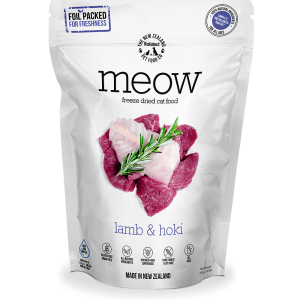 MEOW Freeze Dried Cat Dry Food 280g – Lamb & Hoki