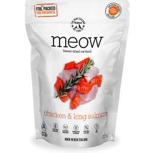 MEOW Freeze Dried Cat Dry Food 280g – Chicken & King Salmon
