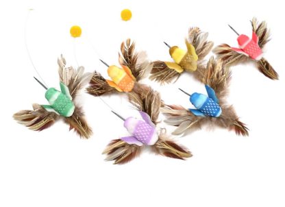 Auskie Rotating Bird/Butterfly Electronic Cat Toy - Image 5