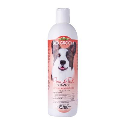 Biogroom Flea & Tick Protein-Lanolin Enriched Dog Shampoo (12 oz)