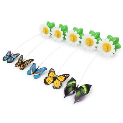 Auskie Rotating Bird/Butterfly Electronic Cat Toy - Image 8