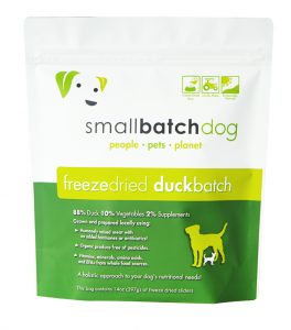 Smallbatch – Freeze Dried Raw Duckbatch Sliders Dog Food
