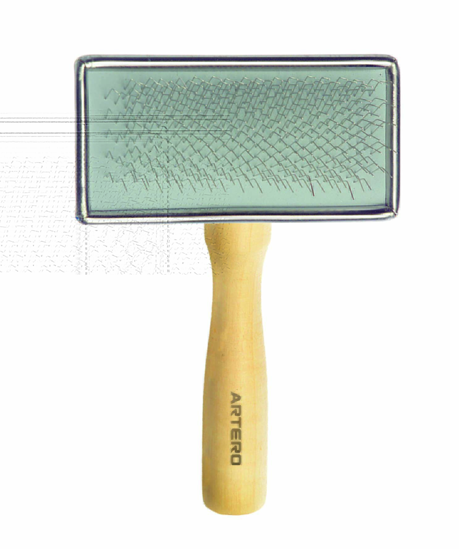 ARTERO Complements Small Wooden Handle Pet Slicker Brush