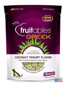 Fruitables Greek Coconut Yogurt Crunchy Dog Treats