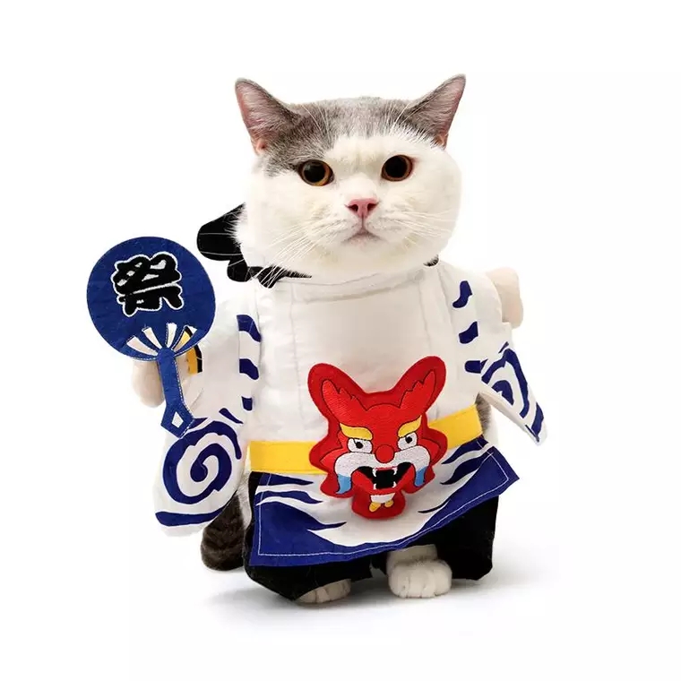 Auskie Onmyoji Japanese Pet Costume - Image 2