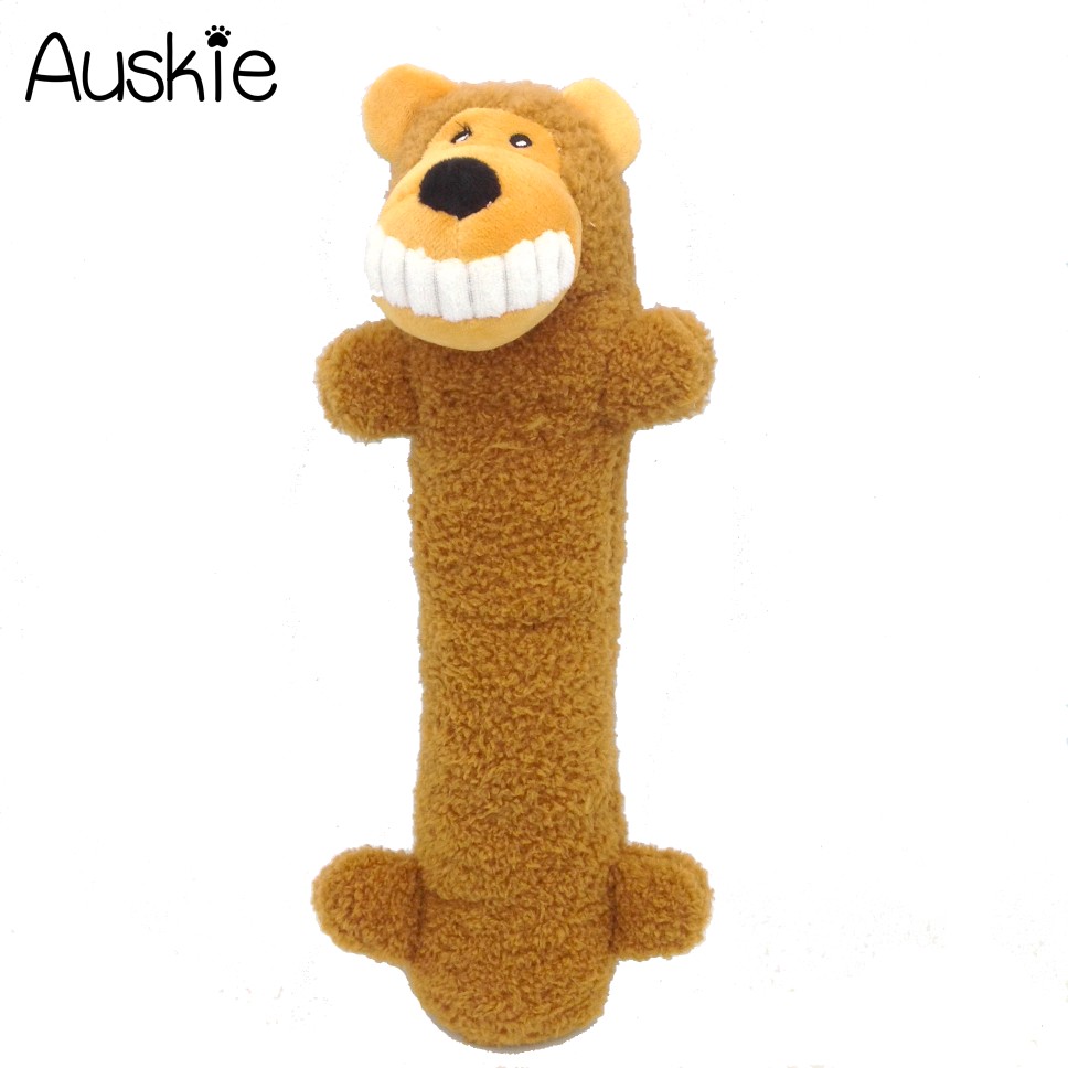Auskie Teehee Bar Squeaky Pet Plush - Image 2