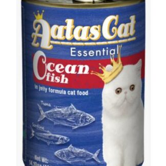 Aatas Cat Essential Ocean Fish in Jelly Cat Wet Food 400g - 1 Carton (24 cans)