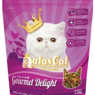 Aatas Cat Gourmet Delight Chicken & Tuna Cat Dry Food (2 Sizes) - 1.2kg
