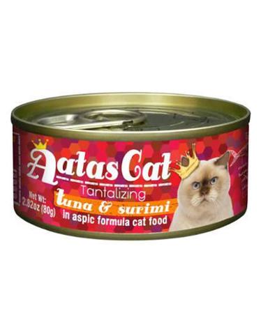 Aatas Cat Tantalizing Tuna & Surimi in Aspic Cat Wet Food 80g