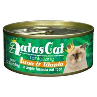 Aatas Cat Tantalizing Tuna & Tilapia in Aspic Cat Wet Food 80g