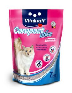 Vitakraft Compact Ultra Charcoal Clumping Cat Litter 7kg