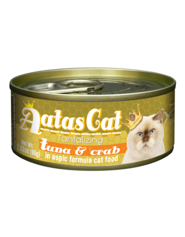 Aatas Cat Tantalizing Tuna & Crab in Aspic Cat Wet Food 80g
