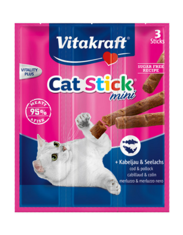 Vitakraft Cat Stick Mini Cod & Pollock Cat Treats