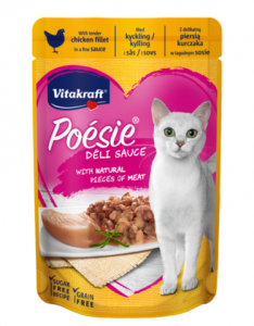 Vitakraft Cat Poesie Deli Sauce Chicken Fillet 85g (1 Carton)