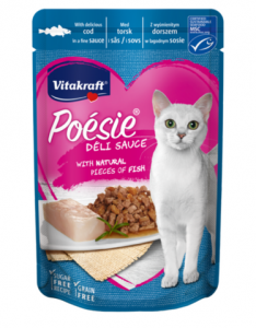 Vitakraft Cat Poesie Deli Sauce Cod 85g (1 Carton)
