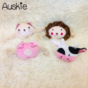 Auskie Heads On Tug Pet Toy