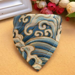 Auskie Traditional Japanese Pattern Pet Bandana Bibs
