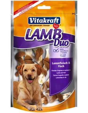 Vitakraft Duo Lamb & Fish Dog Treats 80g